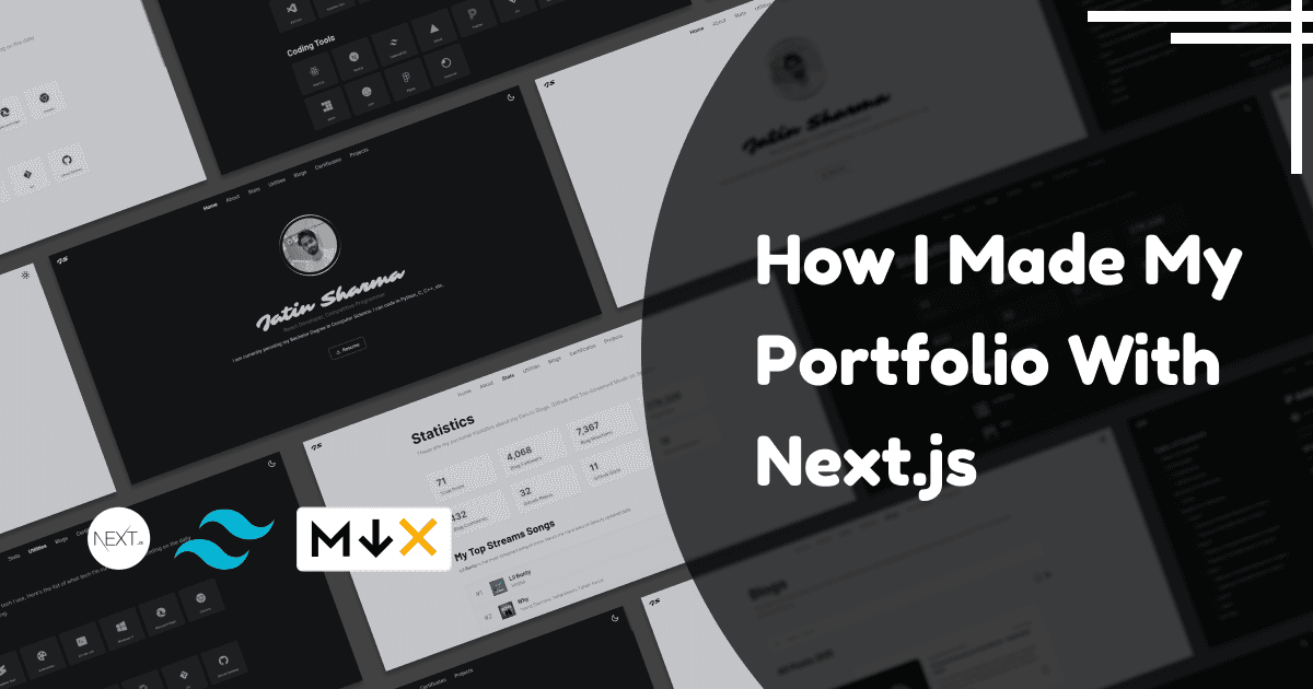 How I Made My Portfolio with Next.js