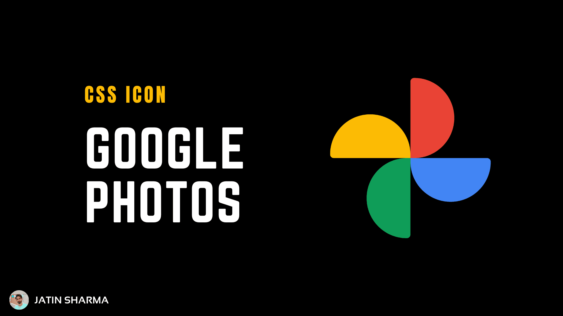 CSS Icon: Google Photos